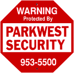 Protected by Parkwest Security